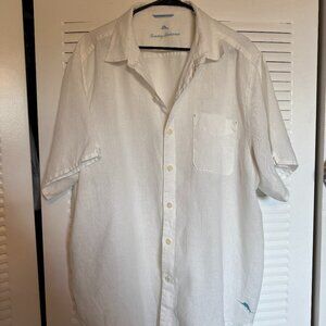 Tommy Bahama White Linen Shirt – XL/TG – Relaxed Fit